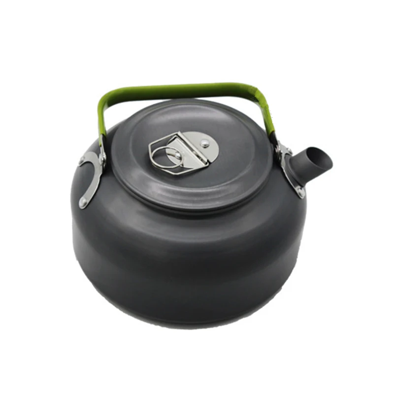Acampar al aire libre vajilla para Trekking Backpacking cocina Picnic al aire libre Cookware Bowl Pot Pan Set turísticos cocina EG12