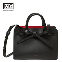 Mansurstudio Женская Повседневная Сумка-тоут из спилка, Дамские кожаные сумки от солнца, дамская сумка gavriel