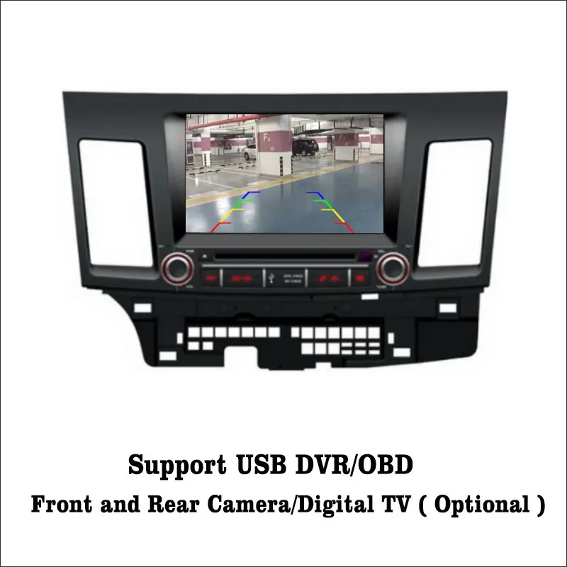 Sale Liislee Android 7.1 2G RAM For Mitsubishi Lancer Car Radio Audio Video Multimedia DVD Player WIFI DVR GPS Navi Navigation 5