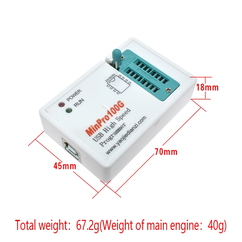 MinPro100E MinPro100G BIOS программист во флэш-памяти SPI 24/25/95 чтения и записи USB память горелки