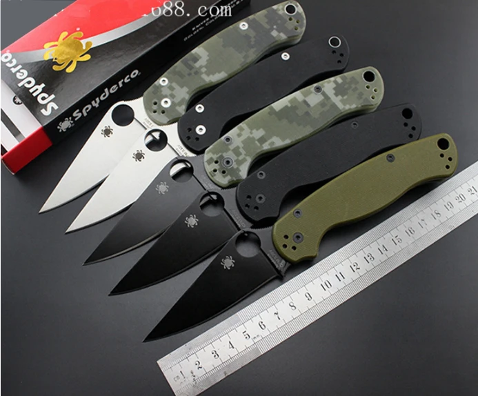 

Hot selling C81 58HRC CPM-S30V blade 2 colors G10 handle 3 colors camping survival folding knife outdoor tools tactical knives