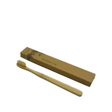 1 шт., портативная зубная щетка для взрослых с бамбуковой ручкой, нейлон/точилка, Проволочная щетина, зубная щетка es для дома, отеля