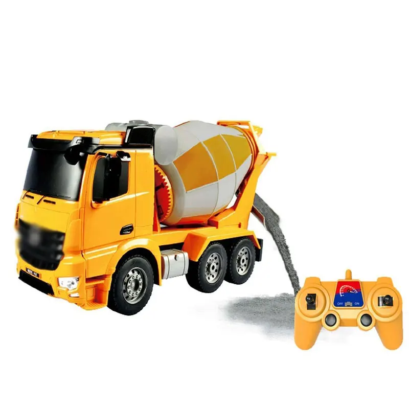 34CM Educational Toy E578 2.4G Remote Control Stir Toy Cement Mixer Heavy Construction Truck Engineering Vehicle for Children