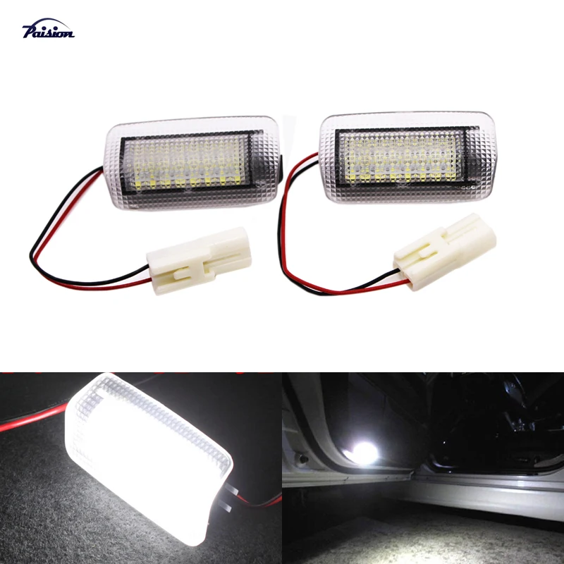 2X WHITE LED Courtesy Door Light for TOYOTA (Wish/Prius/Camry