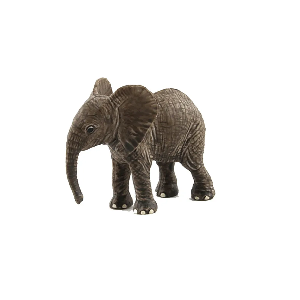 Ролевые игры игрушки фигурка модель слона Обучающие игрушки эмалированные коллекторы животных подарок для детей Прямая A8724 - Цвет: C