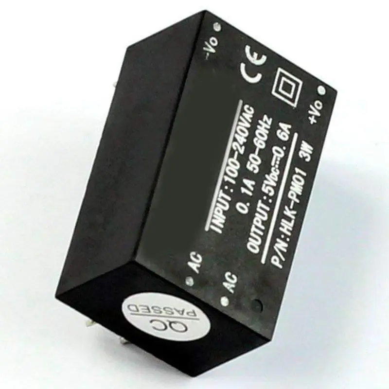 HLK-PM01 AC-DC 220V 5V понижающий Питание модуль интеллигентая(ый) бытовой выключатель Питание модуль(из 2 предметов