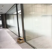 Самоклеящаяся пленка, оконная пленка, матовое стекло, раздвижные двери, наклейки на окно в ванную, полупрозрачная, непрозрачная, градиентная, белая, 152x500 см