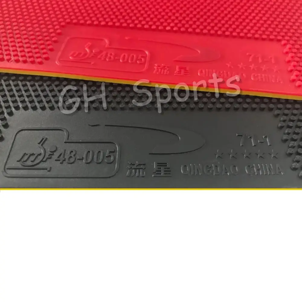 نيزك (ليو شينغ) 71-1/71-2 المغادرة (خاص) تنس طاولة المطاط بينغ بونغ الإسفنج