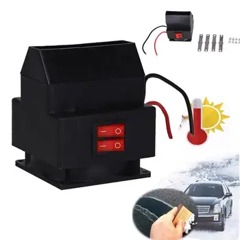 

VEHEMO DC12V Portable Car Styling Winter Windshield Defogging Defroster Demister Electric Fan Heater Warm Air Blower Machine