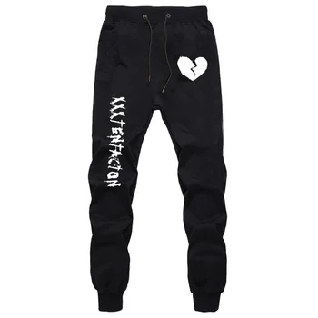 

2019 High Quality Pants Students Sports Summer Breathable Pants Xxxtentacion Cotton Straight Pants Jogger Fitness Sweatpants