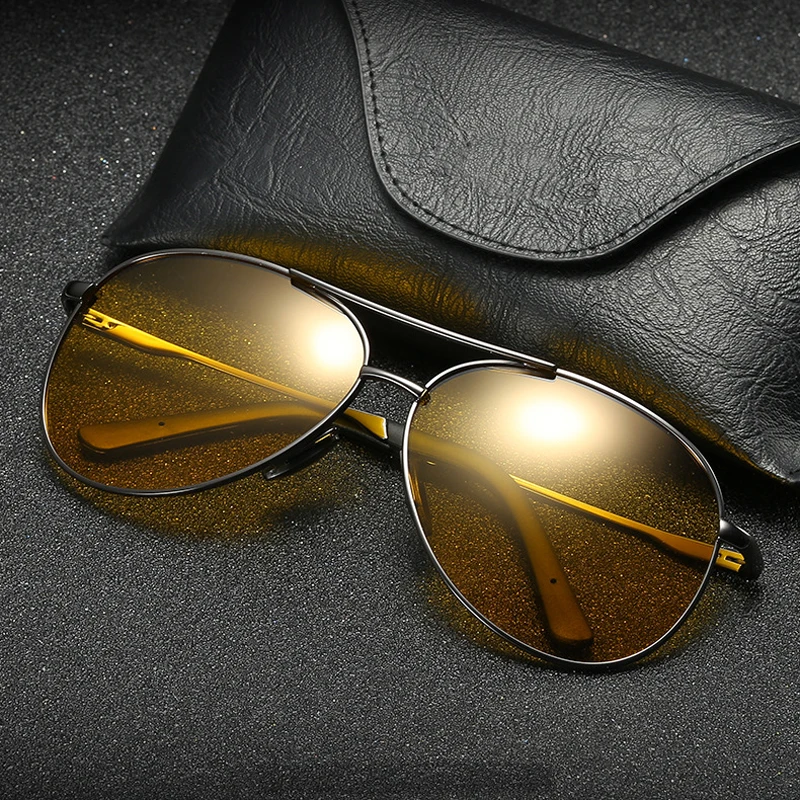 HBK сверхлегкий автомобиль солнцезащитный козырек очки для водителя День Ночь пилот анти-ослепляющее зеркало солнцезащитные очки UV400 PM0152NV