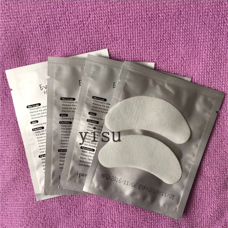Remendos de Papel de Cílios para Ferramentas de Maquiagem de Extensão de Cílios sob Almofadas de Olho Pares Lote Cílios sob Almofadas Olho Dicas Adesivos Envolve Pacote Prata 200 - de 2 cílios para ferramentas de maquiagem de extensão
