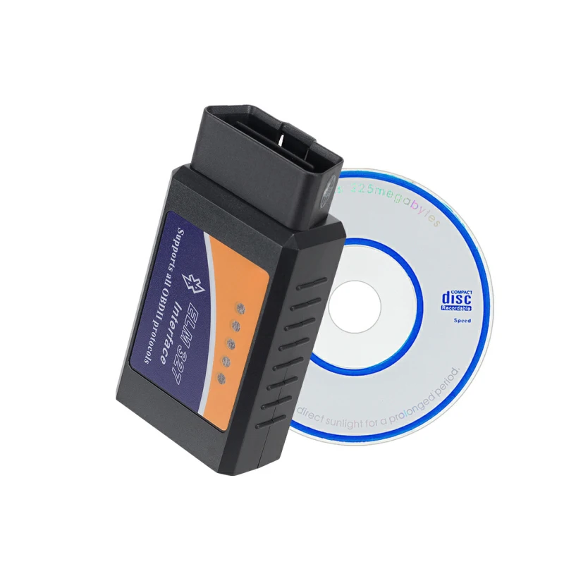 OBD2 считыватель кодов ELM327 Bluetooth аппаратное оборудование V1.5 v2.1 интерфейс ELM 327 OBD2 OBD 2 автоматический диагностический инструмент работает на Android/PC крутящий момент