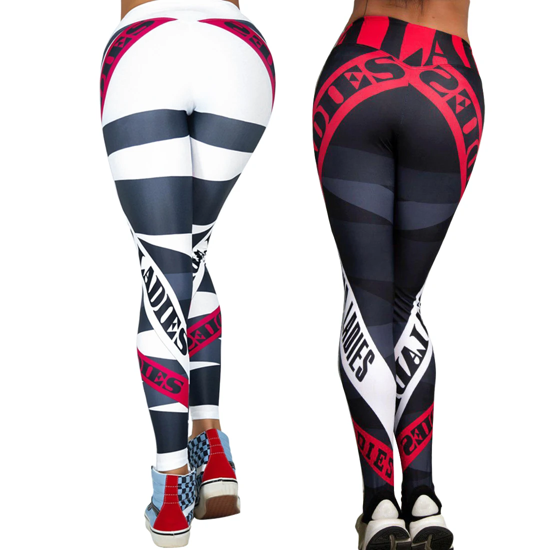 

Hot Women Yoga Pants Gym Geometric stripes leggins sport fitness Push Up Leggings Workout Pants ropa deportiva mujer gym