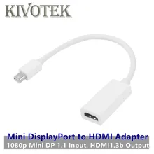Mini DisplayPort Display Port DP Male to HDMI Female Adapter Converter Cable 1080p For Apple Mac Macbook Pro Air Free Shipping