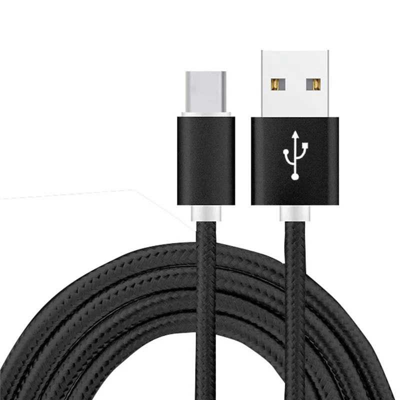 USB Type C кабель 1 метр 2 4 А зарядное устройство стальной мягкий пружинный шнур для LETV