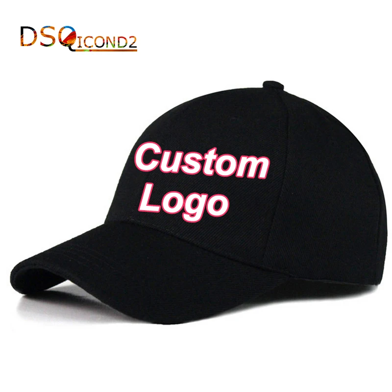 DIY Caps Printed Logo Baseball Hat Customized Caps For Women Men 2018