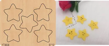 

Scrapbook Cut Sky Five stars wooden die/YT0018/Scrapbook mold