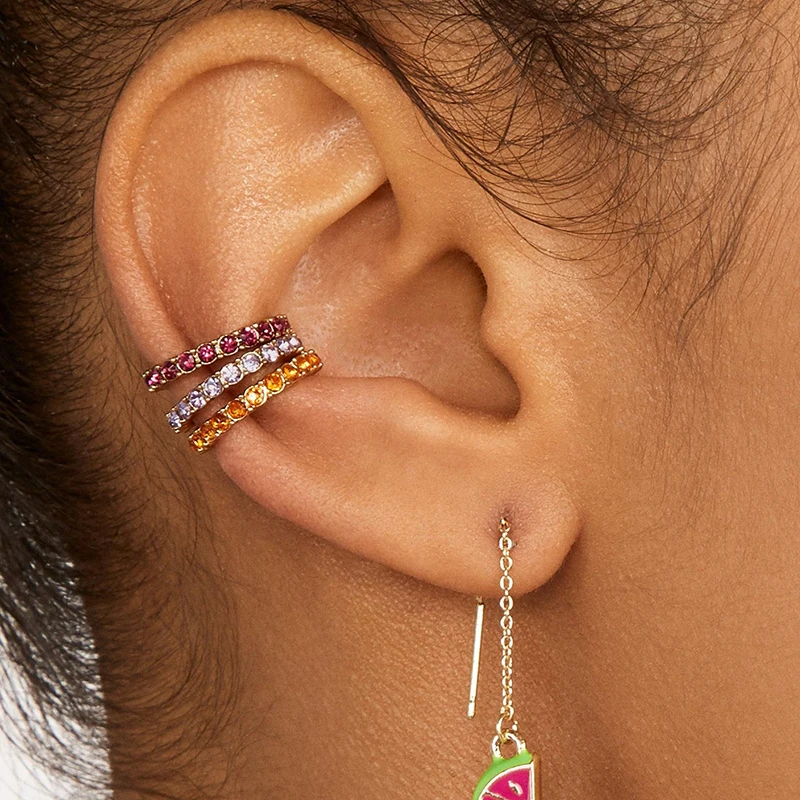 

Colorful Circle Zircon Huggie Hoop Earrings For Women Luxury Small Brincos Ear Piercing Crystal Minimalist Earrings Bijoux 2019