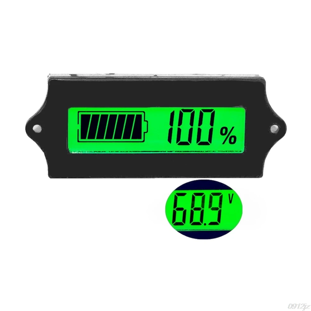 

12V LCD Acid Lead Lithium Battery Capacity Indicator Digital Electronic Voltmeter Tester