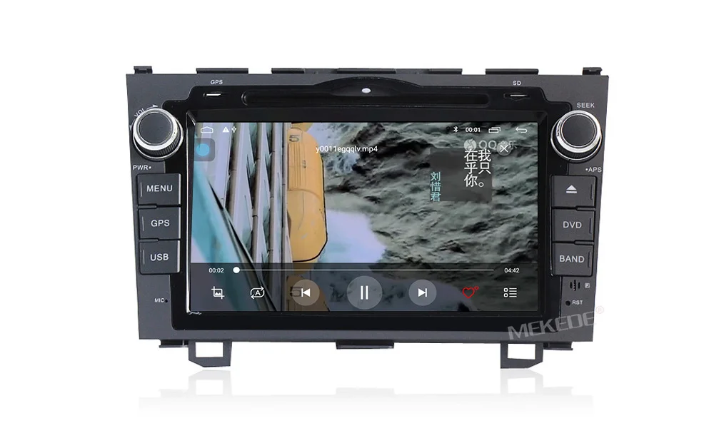 Sale Mekede 8" 2din Android 9.1 Car dvd multimedia player For Honda CRV 2007 2008 2009 2010 2012 GPS Navigation WIFI RDS SD BT navi 16