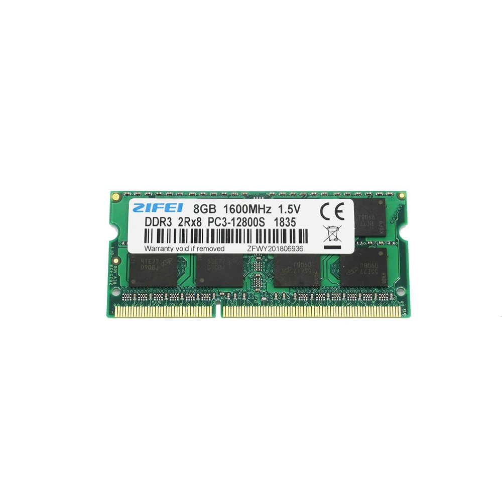 ZIFEI DDR3 RAM 2GB 4GB 8GB 1333 MHz 1600Mhz 1.5V&1.35V Laptop Memory so dimm