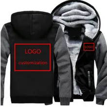 Зимние мужские толстовки с логотипом автомобиля, утепленные куртки Harajuku на молнии на заказ, мужская куртка унисекс из хлопка и флиса, Спортивная уличная куртка