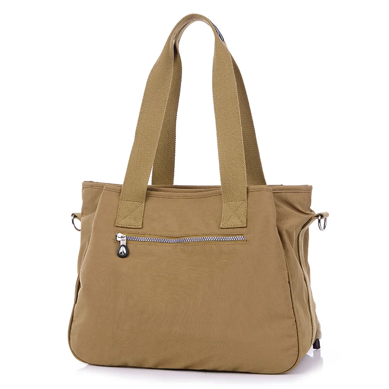 Женская сумка-мессенджер, винтажная, для путешествий, модная, Дамская, водонепроницаемая, одноцветная, нейлон, сумки через плечо, Bolsas Femininas, женские сумки на плечо