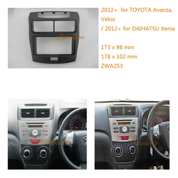 

Autostereo 2 Din Top Quality Radio Fascia for TOYOTA Avanza/Veloz DAIHATSU Xenia 2012+ Stereo Fascia Dash Trim Installation Kit
