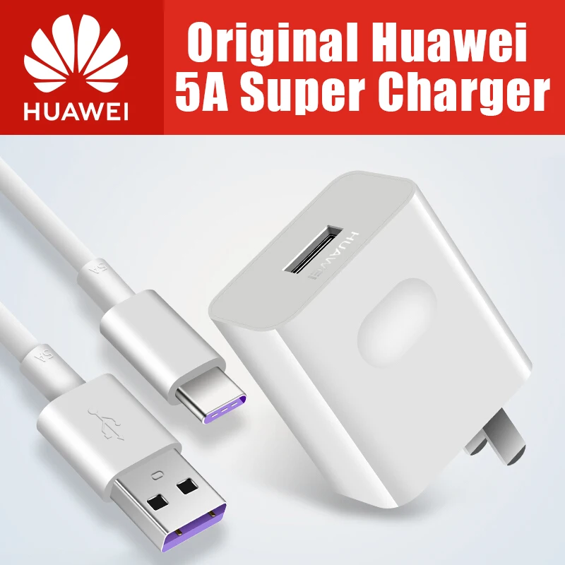 Оригинальный мобильный телефон Huawei зарядное устройство 22 5 Вт USB быстрая зарядка 3