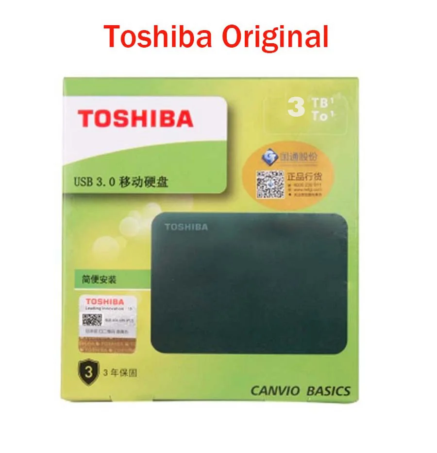 Внешний жесткий диск Toshiba HDD 1 ТБ 2 3 Disco Duro Externo 5 HD внешний Harici портативный Schijf USB