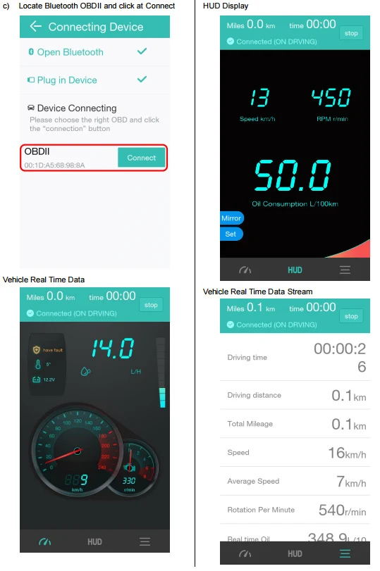 Viecar ELM 327 Mini Bluetooth V2.1 OBD2 ELM327 автосканер Eml327 диагностический сканер для автомобилей OBDII сканер для диагностики авто OBD 2 адаптера