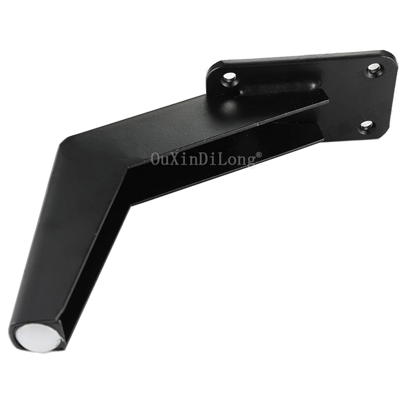 4 قطعة أسود أرجل أريكة من المعدن أقدام أثاث أريكة طاولة السرير خزانة مجلس الوزراء استبدال JF1802