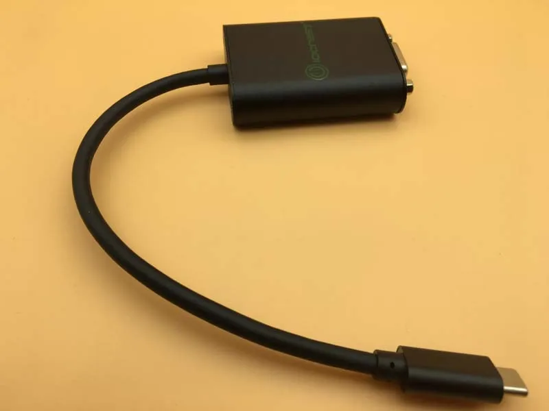 Type C к VGA адаптер USB 3 1 кабель преобразования алюминиевый корпус использовать для