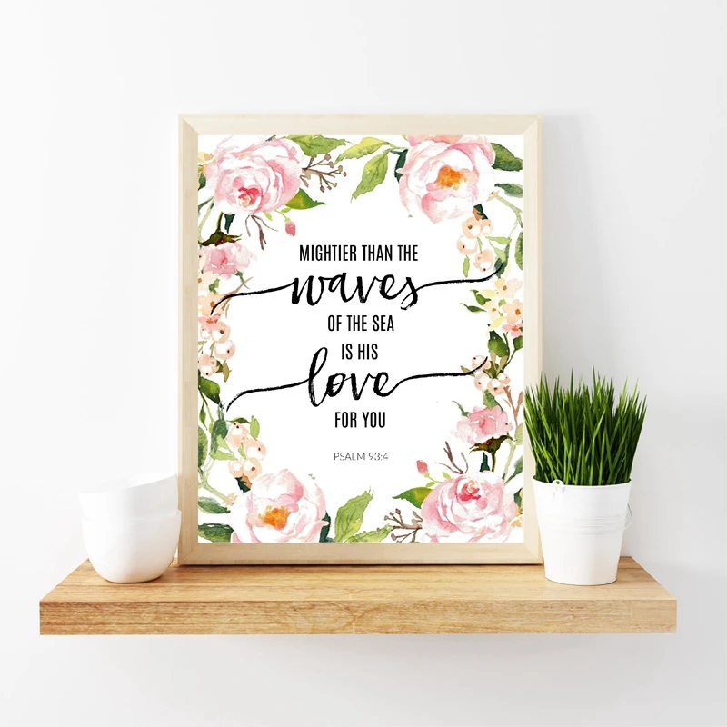 Bible Verse  Prints Painting Home Decor
