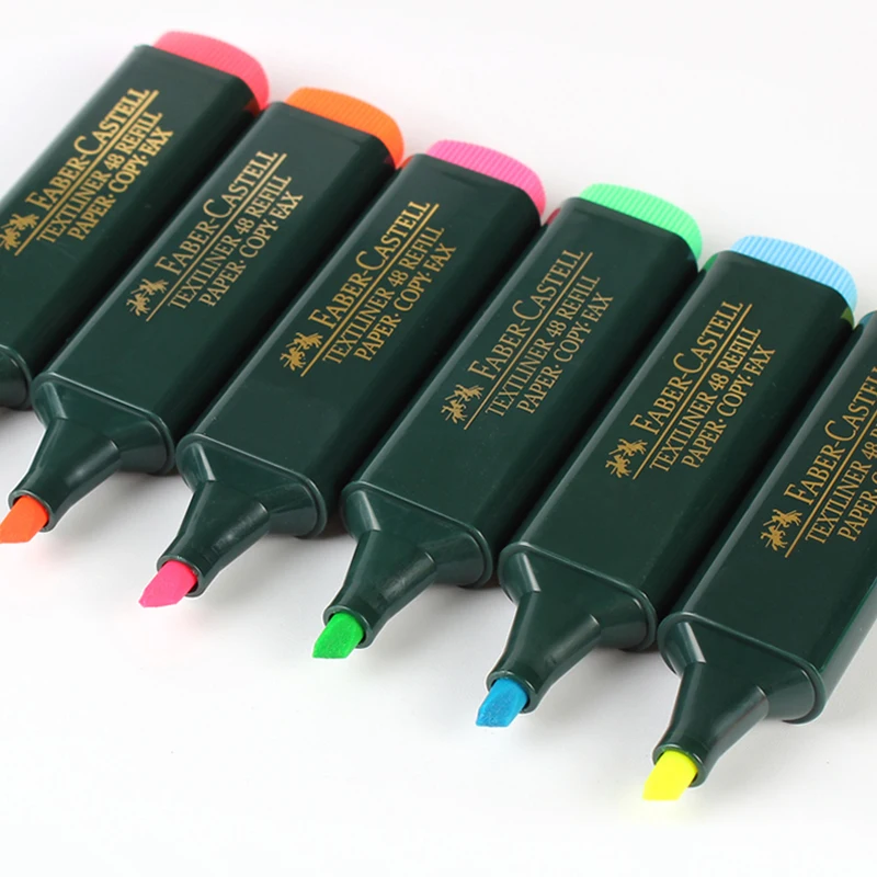 Faber Castell Textliner маркеры фломастер ручка 6 цветов/лот