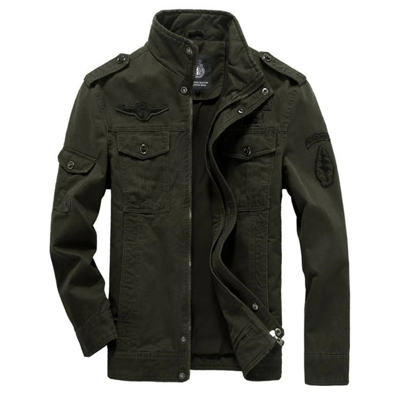 新メンズグリーンカーキ3色ミリタリージャケット冬カジュアル男性ジャケット軍の服のコート Military Jacket Winter Military Jacketbrand Men Jacket Aliexpress