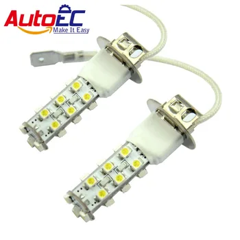 

AutoEC 100X H3 21 smd led 1210 3528 Flashing Strobe Fog Head DRL Daytime Running Driving Light white blue 12V #LJ06
