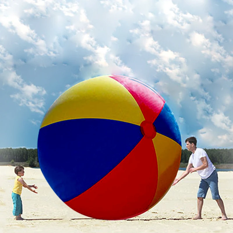 200-CM-Super-Large-Charm-Colorful-Inflatable-Beach-Ball-Outdoor-Play-Games-Balloon-Giant-Volleyball-PVC