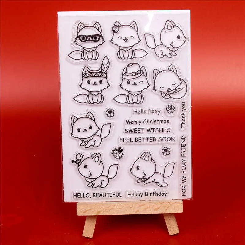 

2019 new arrival Birthday / Christmas / Dog Transparent Clear Stamps for DIY Scrapbooking Card Making diy photo album Decorative