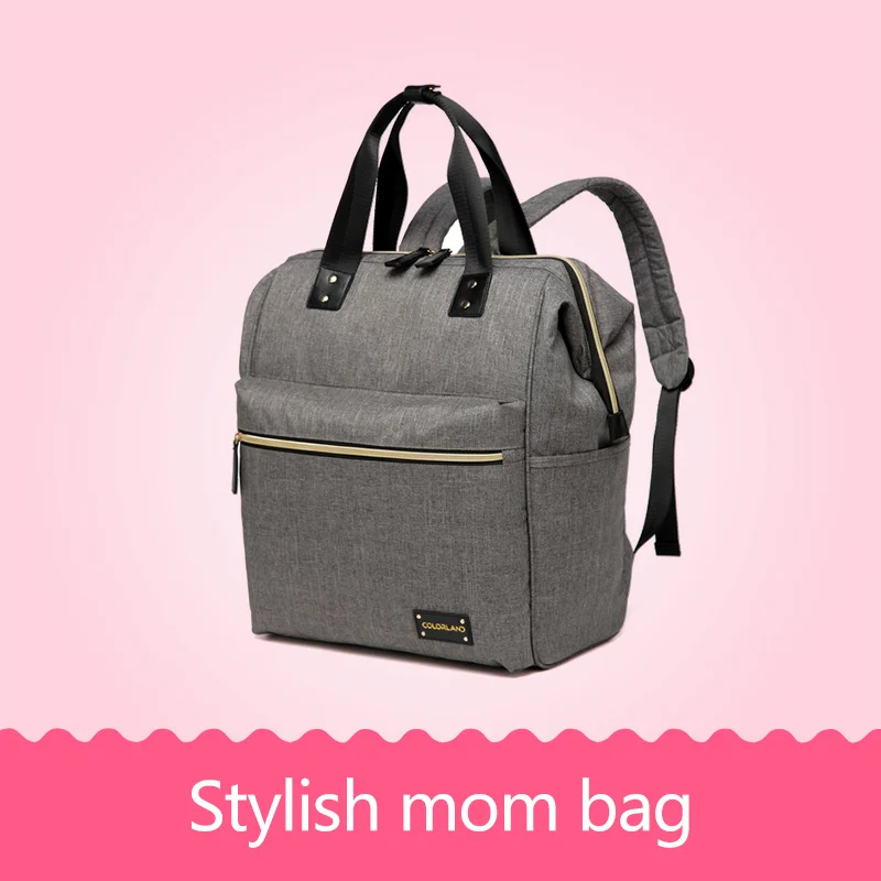 

Waterproof Mother Mummy Bag Nappy Changing Multifunctional Infant Bags Baby Shoulder Bottle Bag Backpack Stroller Travel Handbag