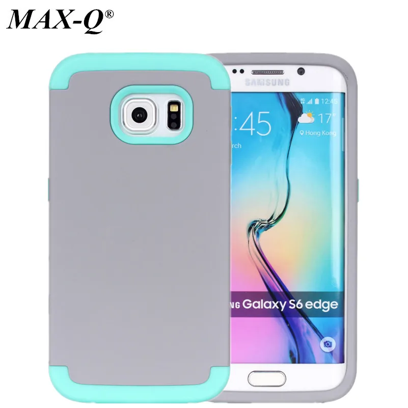 

3-in-1 Phone Shock Proof Back Cases For Samsung Galaxy S6 s6 edge S7 s7 Edge G9200 Hard &Soft Rubber Hybrid Armor Case Cover