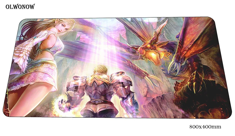 Lineage 2 коврик для мыши 80x40 см игровой коврик для мыши с изображением подарок на Хэллоуин ноутбук с алюминиевым корпусом стол коврик модные padmouse игры pc gamer коврики геймпад