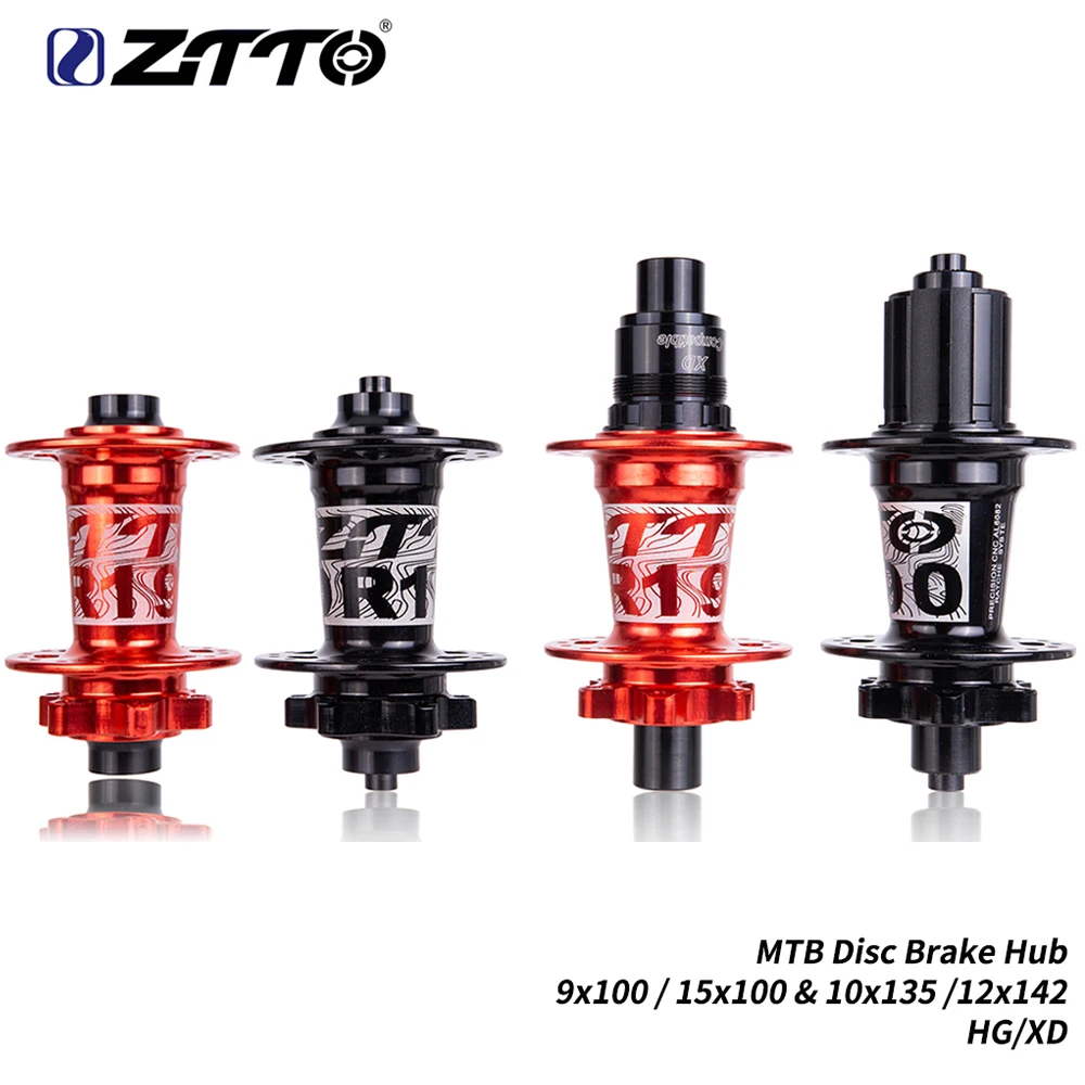 

ZTTO MTB Bike Disc Brake Hubs 32 Holes AL6082 4 Sealed Bearing Ratchet 54T Thru Axle Quick Release XD 142 12 100 135 Compatible