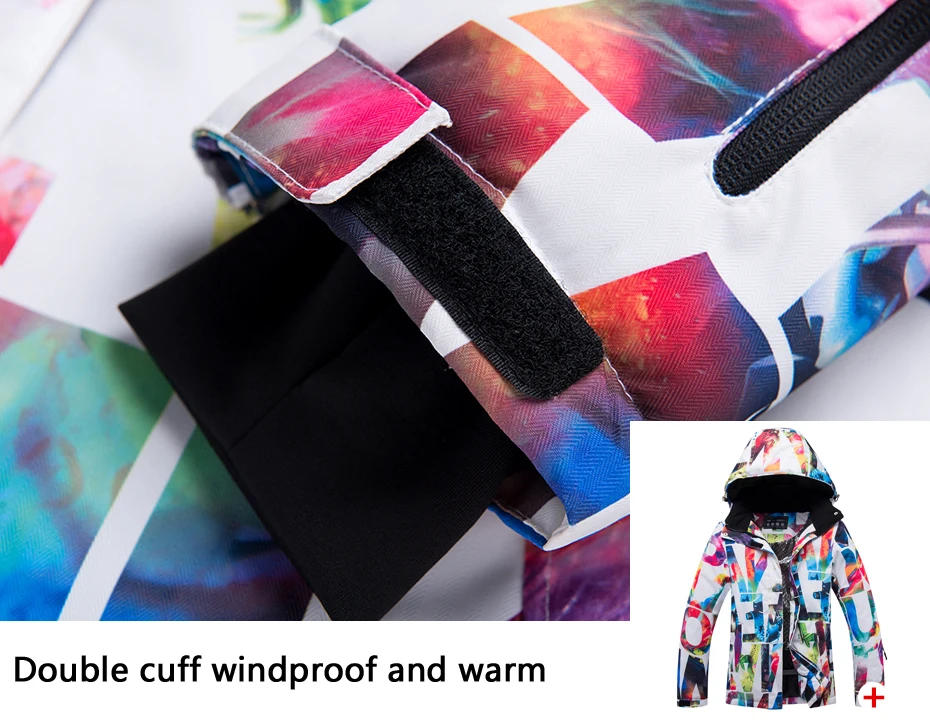 Высококачественный лыжный костюм для улицы, женские модели, теплая зимняя ветрозащитная и водонепроницаемая лыжная куртка+ лыжные штаны для женщин