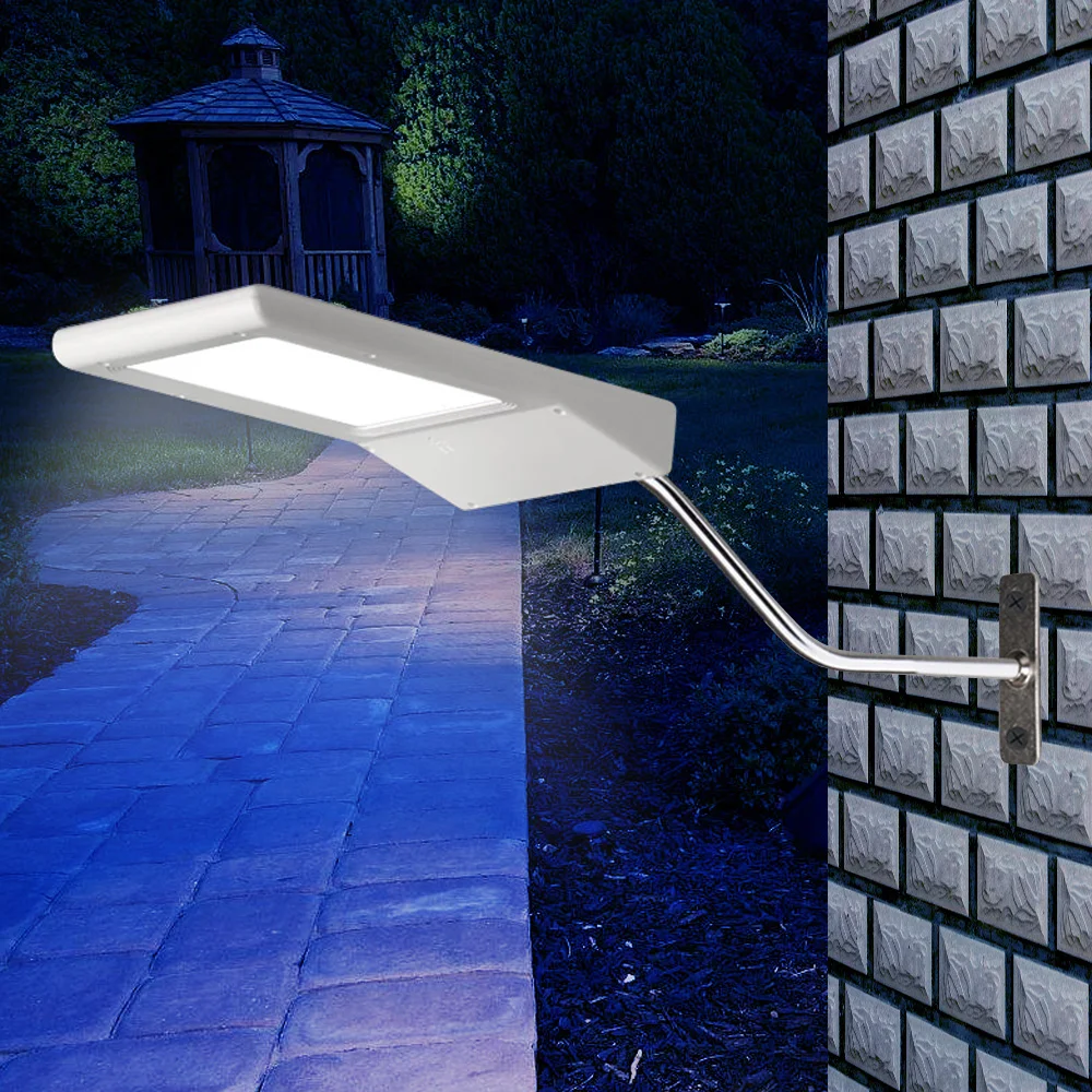 Work all night 10W 600LM Solar LED Street Lamp 24LEDs Light Outdoor