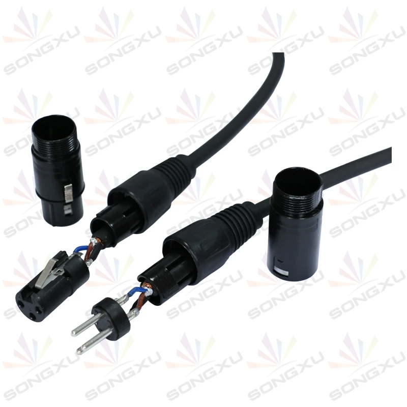 SONGXU 1 5 м/5 футов 3 контактный сигнал XLR подключение DMX кабель DMX512 сценический