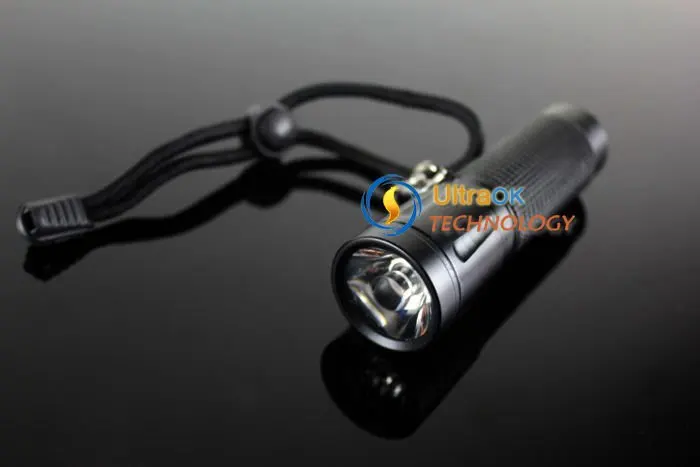 High Bright 5W LED Fish-eye Lens Flashlight Torch light