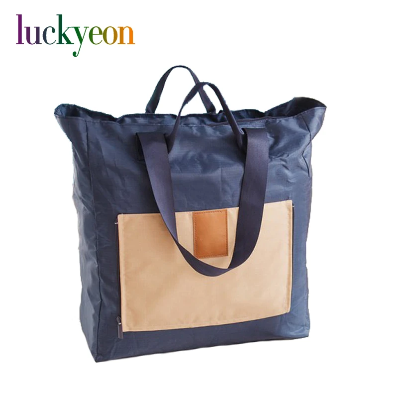 

Women Folding Travelling Waterproof Tote Bag Female Large Nylon Shoulder Bag travel Bag Luggage Handbags
