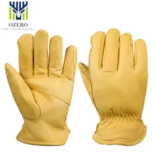 OZERO кожаные мотоциклетные перчатки, спортивные перчатки-30, теплые ветрозащитные противоскользящие перчатки для сноуборда, пешего туризма, гонок, лыжных перчаток для мужчин 5001